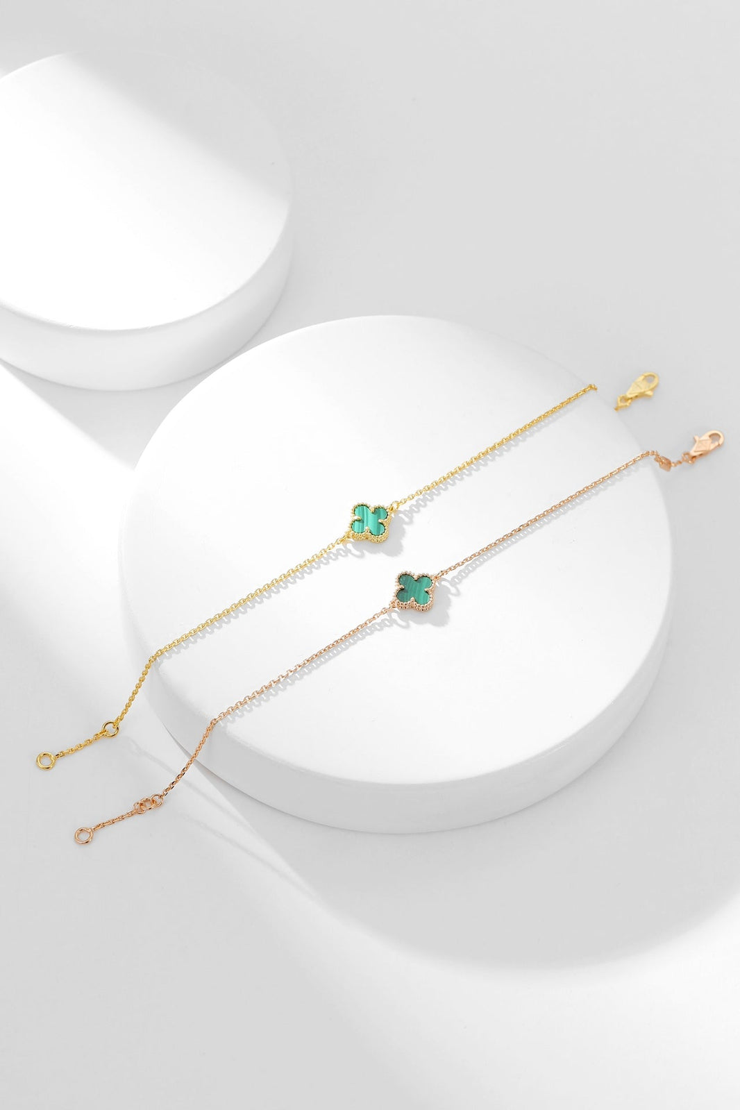 [Clover Jewelry]CLOVER BRACELET MALACHITE 1 MOTIF