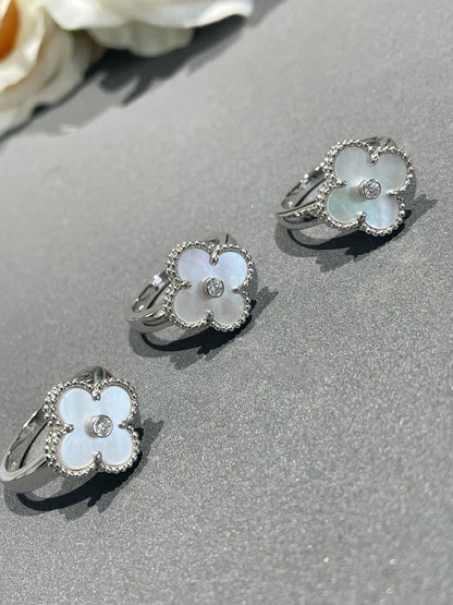 [Clover Jewelry]CLOVER SILVER MOP DIAMOND RING