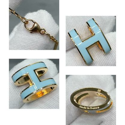 [Clover Jewelry]POP H SKY BLUE NECKLACE