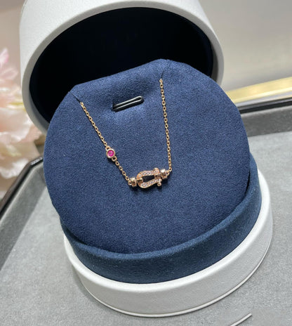 [Clover Jewelry]FORCE 10 DIAMOND CHAIN LINK PINK GOLD BRACELET