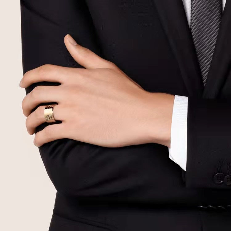 [Clover Jewelry]LOVE 11MM LARGE RING