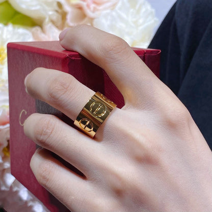 [Clover Jewelry]LOVE 11MM LARGE RING