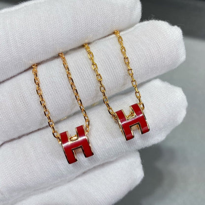 [Clover Jewelry]MINI POP H NECKLACE