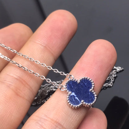 [CLOVER JEWELRY]CLOVER PIETERSITE SILVER LONG NECKLACE