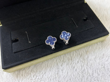 [Clover Jewelry]CLOVER PIETERSITE MEDIUM STUD EARRINGS