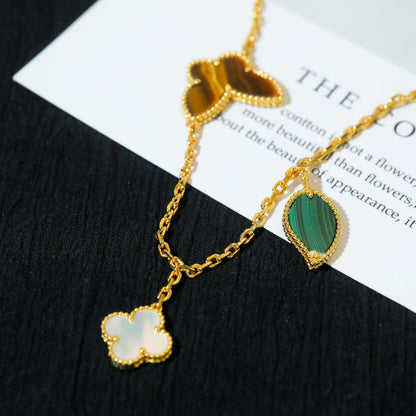 [Clover Jewelry]LUCKY SPRING 5 MOTIF GOLD BRACELET
