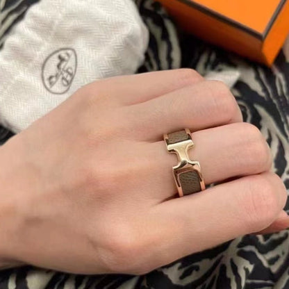 [Clover Jewelry]OLYMPE PINK GOLD RING
