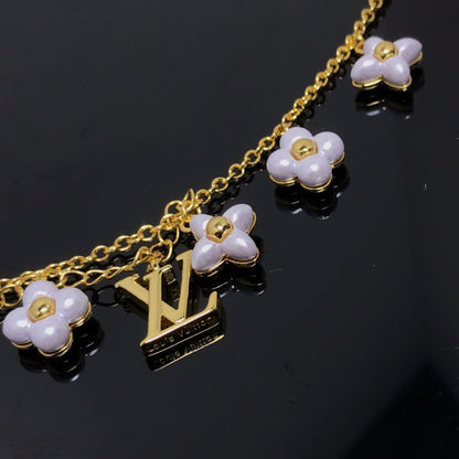[Clover Jewelry]LOGO 6 MOTIF STAR AND SUN GOLD BRACELET