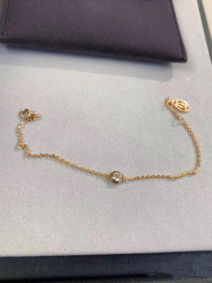 [Clover Jewelry]DAMOUR DIAMOND LINK BRACELET