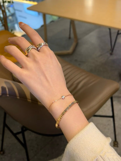 [Clover Jewelry]DAMOUR DIAMOND LINK BRACELET