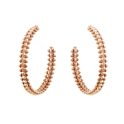 [Clover Jewelry]CLASH LARGE HOOP EARRINGS