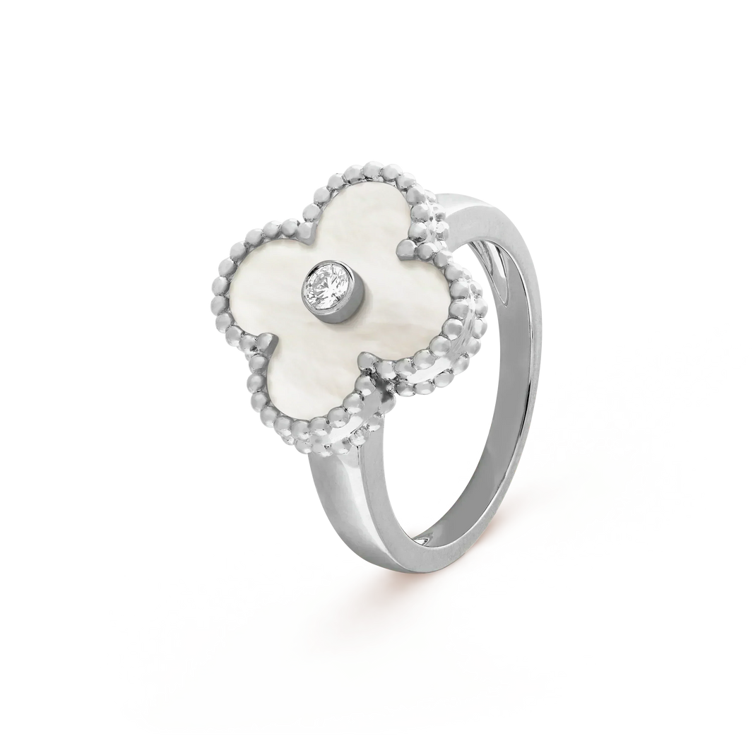 [Clover Jewelry]CLOVER SILVER MOP DIAMOND RING