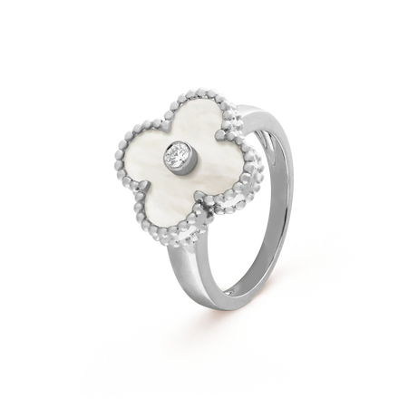 [Clover Jewelry]CLOVER SILVER MOP DIAMOND RING