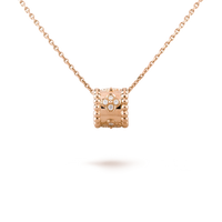 [CLOVER JEWELRY]PERLEE PEDANT NECKLACE GOLD / ROSE GOLD