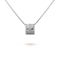 [CLOVER JEWELRY]PERLEE PEDANT SIVLER DIAMOND NECKLACE