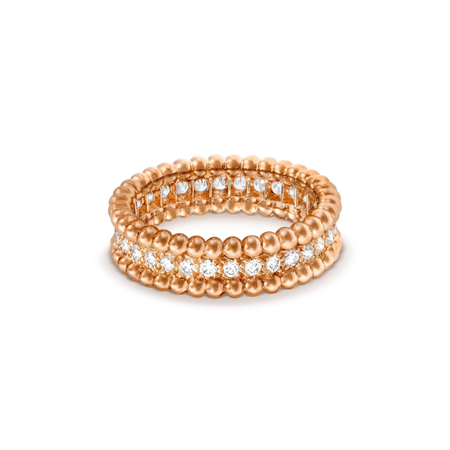 [Clover Jewelry]PERLEE DIAMOND ROSE GOLD RING