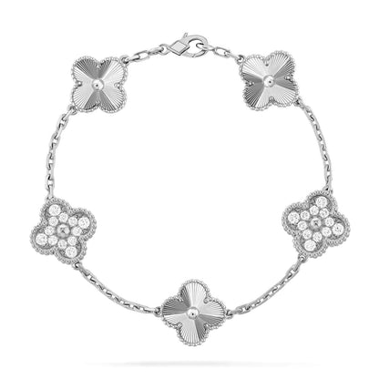 [CLOVER JEWELRY] CLOVER 5 MOTIF LASER BRACELET COLLECTION