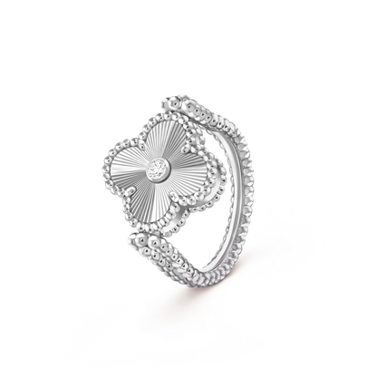 [CLOVER JEWELRY]CLOVER RIVERSIBLE RING SILVER COLLECTION