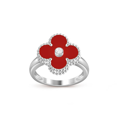[CLOVER JEWELRY]CLOVER SILVER DIOMND RING COLLECTION