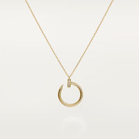 [Clover Jewelry]JUSTE NECKLACE HALF DIAMOND