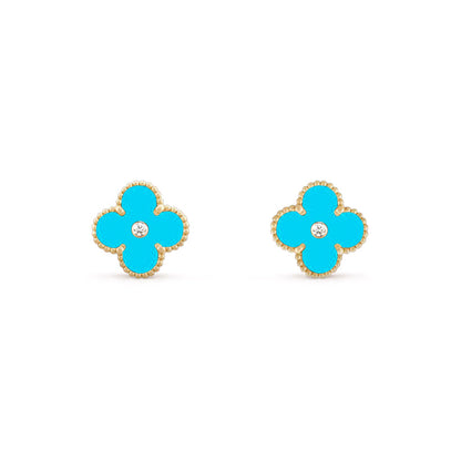 [CLOVER JEWELRY]CLOVER  15MM DIAMOND EARRINGS COLLECTION