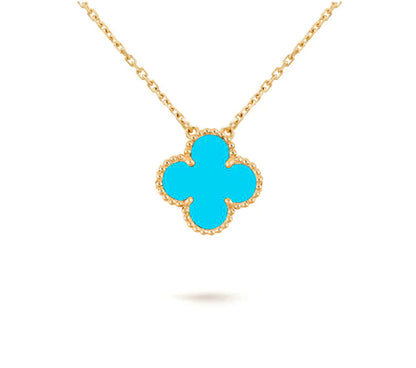 [CLOVER JEWELRY]CLOVER 15MM SINGLE FLOWER NECKLACE COLLECTION