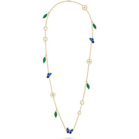 [Clover Jewelry]LUCKY SPRING BUTTERFLY 15 FLOWER NECKLACE