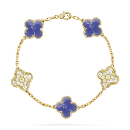 [Clover Jewelry]CLOVER 5 MOTIF BLUE VEINS BRACELET COLLECTION