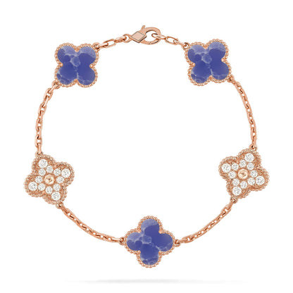 [Clover Jewelry]CLOVER 5 MOTIF BLUE VEINS BRACELET COLLECTION