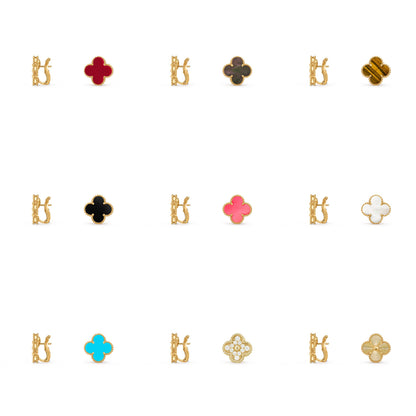 [CLOVER JEWELRY]CLOVER 15MM MOP EARRINGS COLLECTION