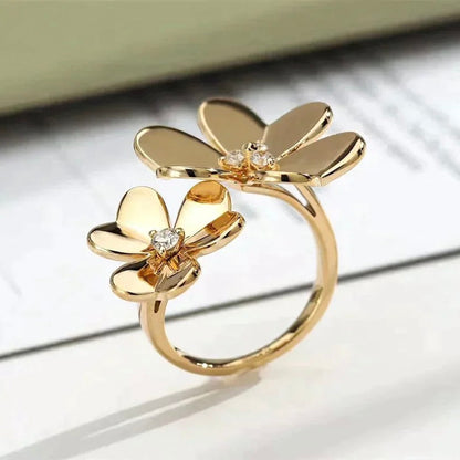 [CLOVER JEWELRY]CLOVER COMOS GOLD DIAMOND RING