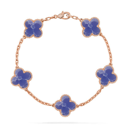 [Clover Jewelry]CLOVER 5 MOTIF BLUE VEINS BRACELET COLLECTION