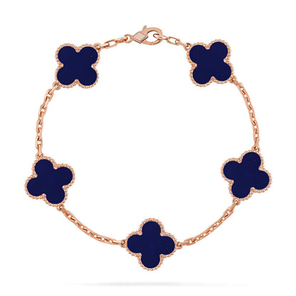 [CLOVER JEWELRY]CLOVER 5 MOTIF LAPIS LAZULI BRACELET COLLECTION