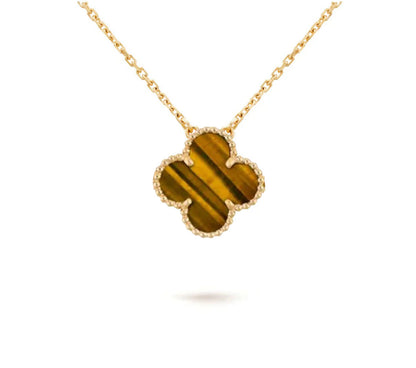 [CLOVER JEWELRY]CLOVER 15MM SINGLE FLOWER NECKLACE COLLECTION