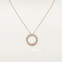 [Clover Jewelry]LOVE NECKLACE 16MM  FULL DIAMOND