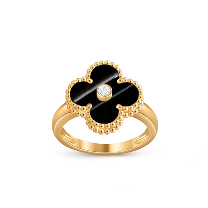 [CLOVER JEWELRY]CLOVER DIAMOND RING GOLD COLLECTION