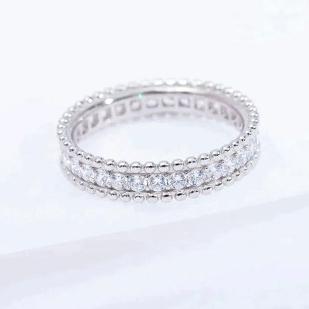 [CLOVER JEWELRY]PERLEE DIAMOND SILVER RING