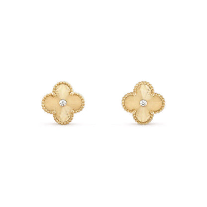 [CLOVER JEWELRY]CLOVER  15MM DIAMOND EARRINGS COLLECTION