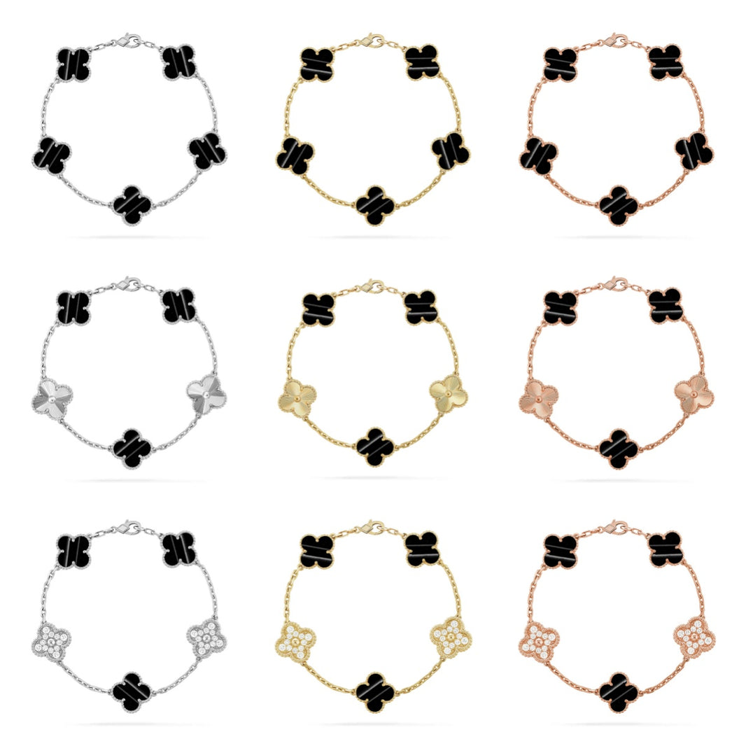 [Clover Jewelry] CLOVER 5 MOTIF PULSAR STONE BRACELET COLLECTION