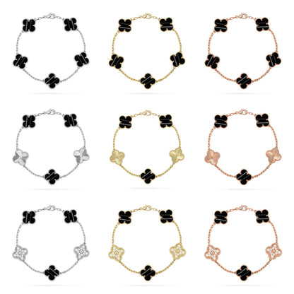 [Clover Jewelry] CLOVER 5 MOTIF PULSAR STONE BRACELET COLLECTION