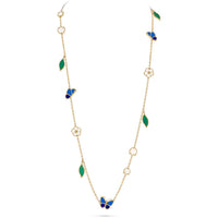[Clover Jewelry]LUCKY SPRING BUTTERFLY 15 FLOWER NECKLACE