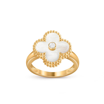 [CLOVER JEWELRY]CLOVER DIAMOND RING GOLD COLLECTION