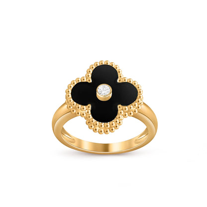 [CLOVER JEWELRY]CLOVER DIAMOND RING GOLD COLLECTION