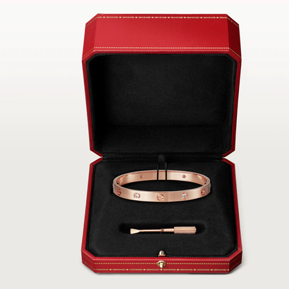 [CLOVER JEWELRY]LOVE BRACELET 6.1MM 4 DIAMONDS