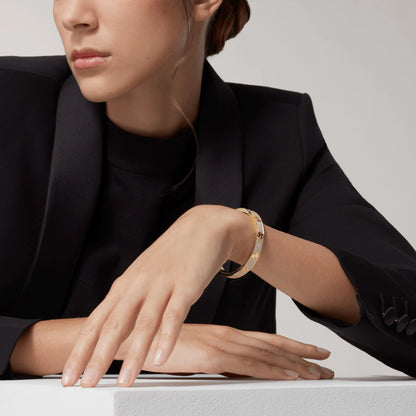 [CLOVER JEWELRY]LOVE BRACELET 6.1MM DIAMOND-PAVED