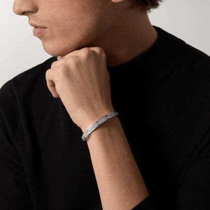 [Clover Jewelry]LOVE BRACELET 6.1MM DIAMOND-PAVED 10 BIG DIAMONDS