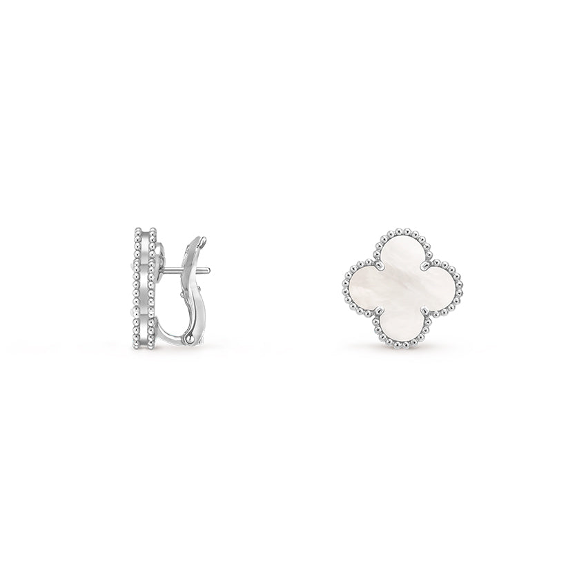 [CLOVER JEWELRY]CLOVER SILVER 15MM MOP EARRINGS COLLECTION