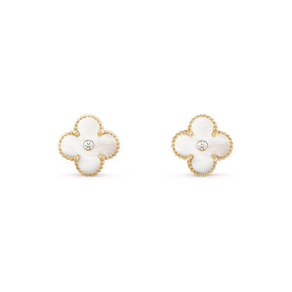[CLOVER JEWELRY]CLOVER  15MM DIAMOND EARRINGS COLLECTION