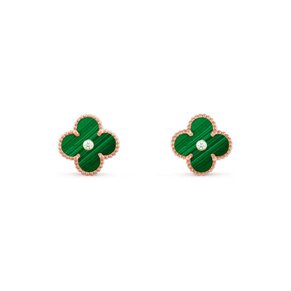 [CLOVER JEWELRY]CLOVER  15MM DIAMOND EARRINGS COLLECTION