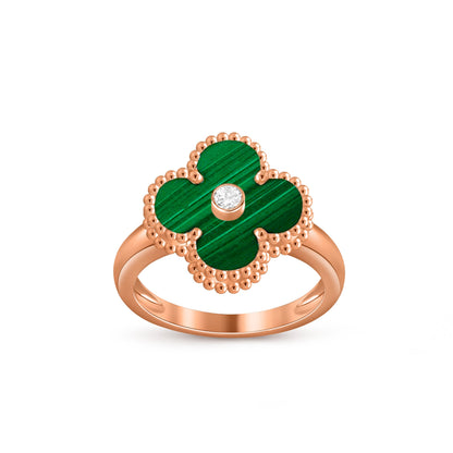 [CLOVER JEWELRY]CLOVER DIAMOND RING ROSE GOLD COLLECTION